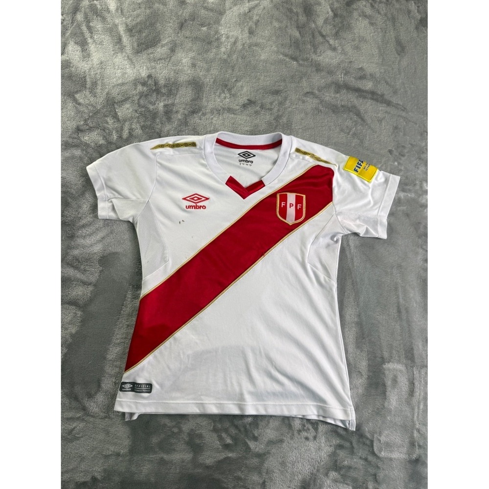 Umbro 2018 World Cup Home Jersey Unisex‎ S White Polyester